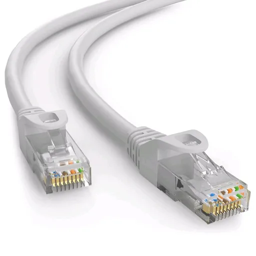 C-TECH Kábel patchcord Cat6e, UTP, sivý, 1m