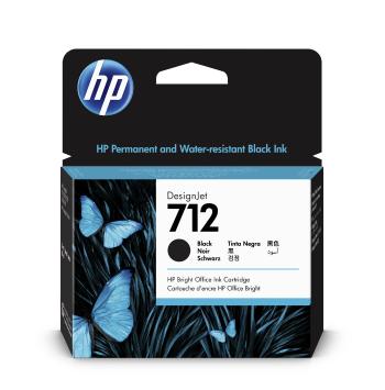 HP 712 3ED71A čierna (black) originálna cartridge