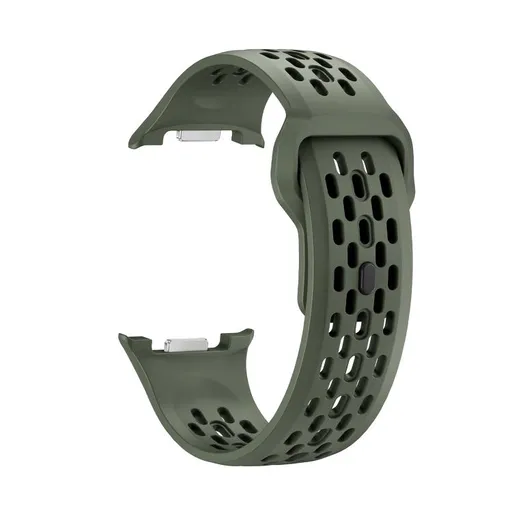 AIRY Silikónový remienok pre Samsung Galaxy Watch8 / Watch8 Classic tmavozelený