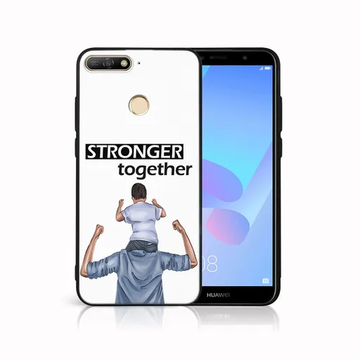 MY ART Ochranný kryt pre Huawei Y6 Prime 2018 DADDY (116)