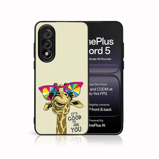 MY ART Ochranný kryt pre OnePlus Nord 5 5G GIRAFFE (180)