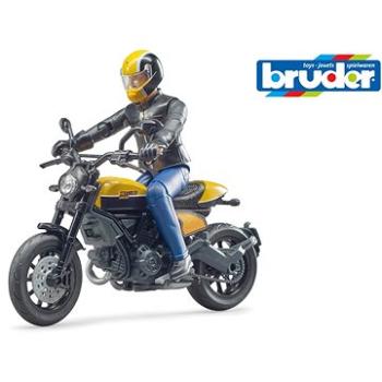 Bruder Voľný čas – Bworld motorka Scrambler Ducati s vodičom (4001702630539)