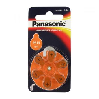 Batérie do načúvacích prístrojov PR - 13L (48) / 6LB Panasonic