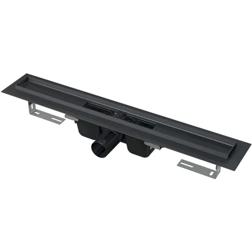 Sprchový žľab Alca 65 cm nerez černá mat APZ1BLACK-650