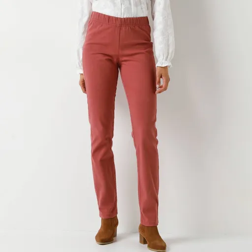 Zoštíhľovacie nohavice s pružným pásom a efektom plochého brucha