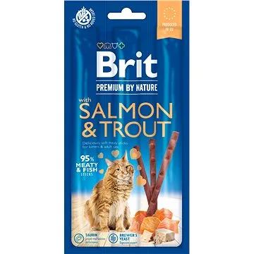 Brit Premium by Nature Cat Sticks with Salmon