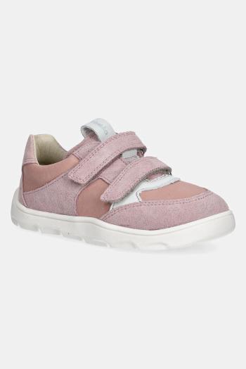 Detské kožené tenisky Froddo BAREFOOT ZERU SPRING ružová farba, G3130264