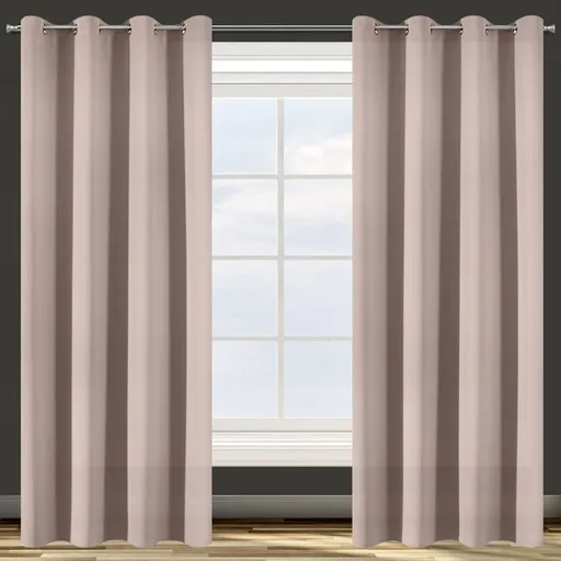 ArtFir Zatemňovací záves PARISA K | púdrovoružová 135 x 250 cm