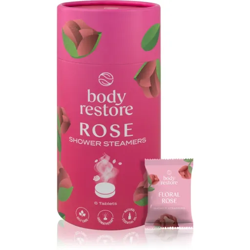 Body Restore Rose Shower Steamers tablety do sprchy s vôňou ruží 6 ks