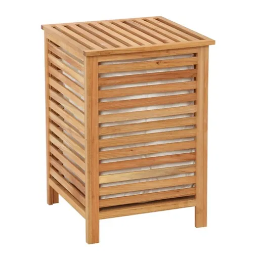 Kôš na bielizeň Naturel Home 45x65x45 cm orech mat HOMEKOS1