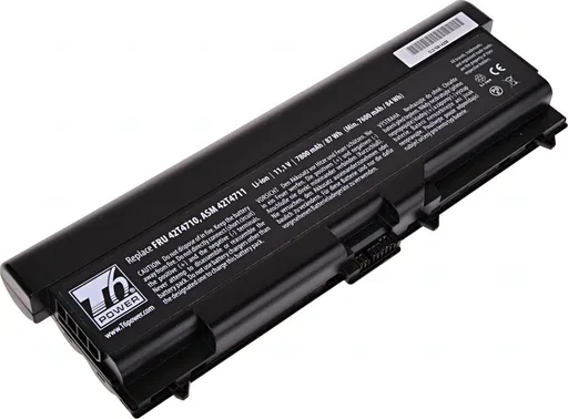 Batéria T6 Power pre Lenovo ThinkPad T410, T420, T510, T520, L410, L420, L510, 7800mAh, 87Wh, 9cell