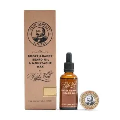 Captain Fawcett Ricki Hall sada na bradu olej na fúzy 50 ml + vosk na fúzy 15 ml darčeková sada