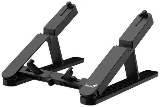 Genius G-Stand M200, Podstavec, pre notebook/tablet/telefón 10–17", nastaviteľný, skladacia, nosnosť 10kg, čierny
