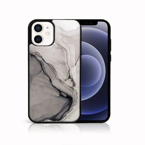 MY ART Ochranný obal pre Apple iPhone 12 mini BLACK INK (146)