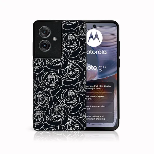 MY ART Ochranný kryt pre Motorola Moto G55 5G ROSES (172)