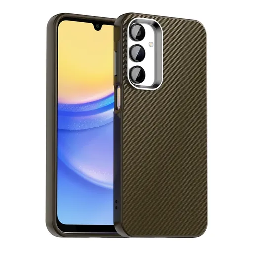 IMD CARBON Ochranný kryt pre Samsung Galaxy A16 / A16 5G hnedý