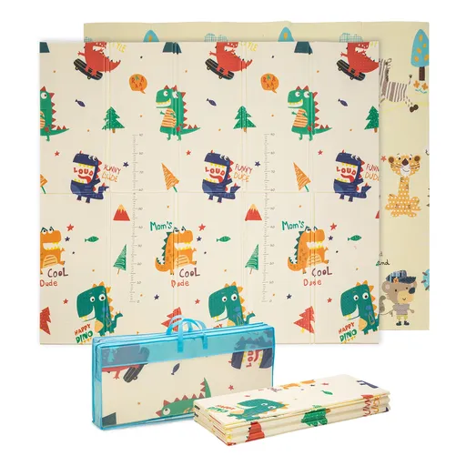 Babify Podložka na hranie, skladacia, 1cm, motív dinosaurus