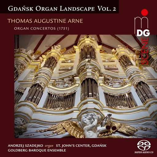 Goldberg Baroque Ensemble, THOMAS AUGUSTINE ARNE: ORGAN CONCERTOS, CD