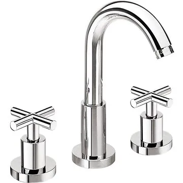 REITANO RUBINETTERIA AXIA trojprvková stojančeková umývadlová batéria vysoká bez výpustu, chróm 502/ (502/S)