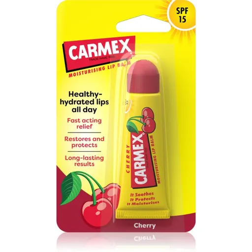 Carmex Cherry balzam na pery v tube SPF 15 10 g