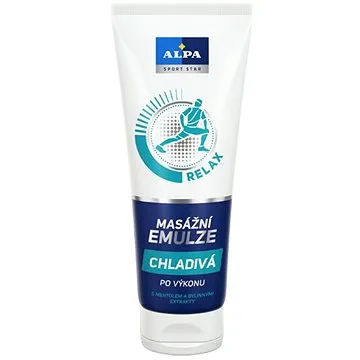 ALPA Masážna emulzia RELAX chladivá po výkone 210 ml (8594001774111)