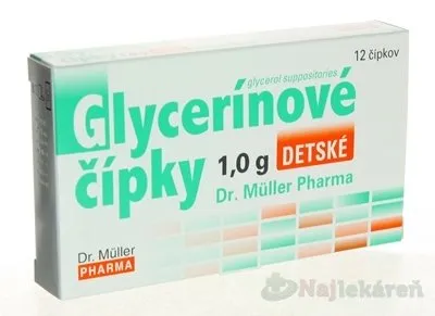 Dr.Müller Glycerinové čípky 12 x 1 g