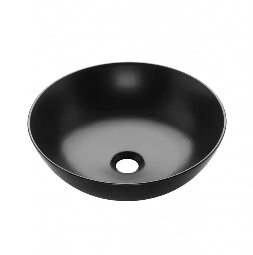 INVENA - Umývadlo na dosku TINOS TREND, 39,5 cm, čierna CE-43-005-C