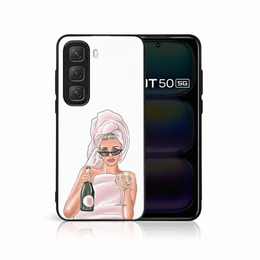 MY ART Ochranný kryt pre Infinix Hot 50 CHAMPAGNE (134)