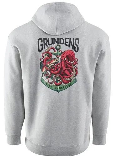 Grundéns mikina displacement dwr hoodie octo-trout athletic heather - l