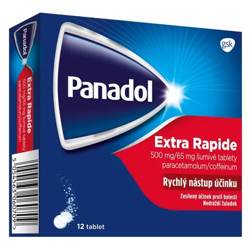 PANADOL Extra Rapid 500 mg x 12 šumivých tabliet