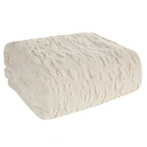 ArtFir Vianočná deka BLINK 2 | krémová/zlatá 150 x 200 cm