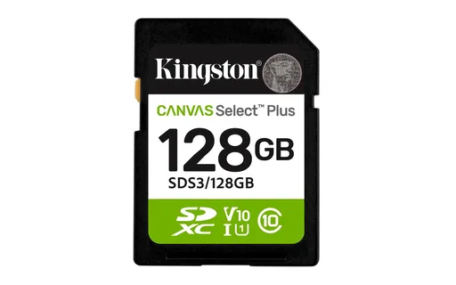 Kingston Canvas Select Plus/SDXC/128GB/UHS-I U1 / Class 10