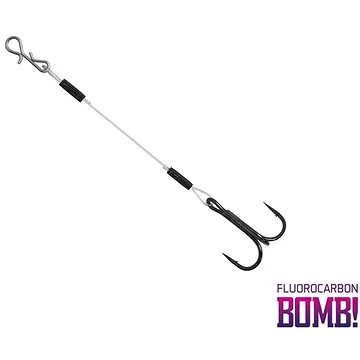 Delphin BOMB! Twisto Rigs Fluorocarbon Veľkosť 6 10 cm 3 ks (8586018468824)
