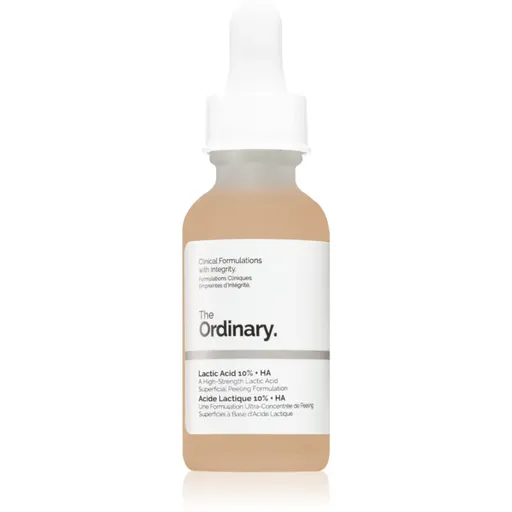 The Ordinary Lactic Acid 10% + HA vyhladzujúce exfoliačné sérum 30 ml