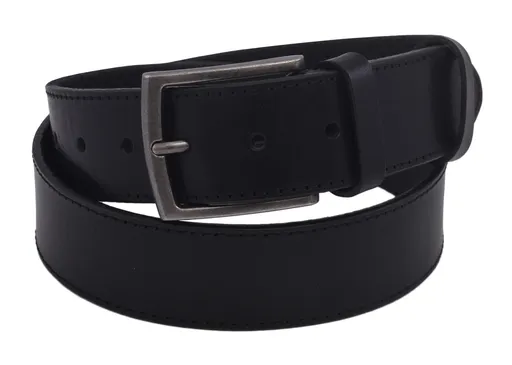 Pánsky kožený opasok 740-40-64 čierny šitý pracka Urban