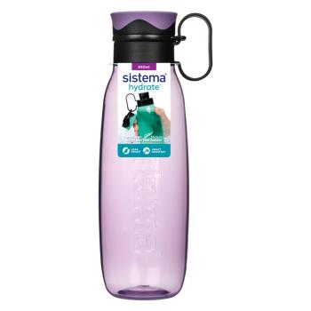 SISTEMA Hydrate Tritan fľaša Traverse so slamkou fialová 650 ml