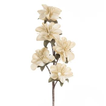 ArtFir Umelý kvet FLORE 741 | krémová 62 cm