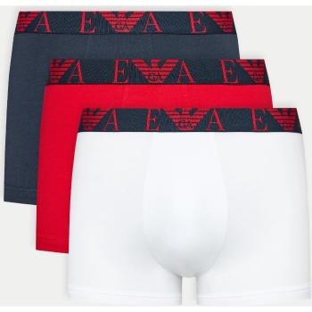 Emporio Armani EA7  3 PACK TRUNK 111357 4F715  Boxerky Červená