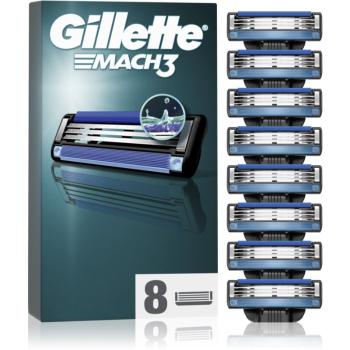 Gillette Mach3 náhradné žiletky 8 ks