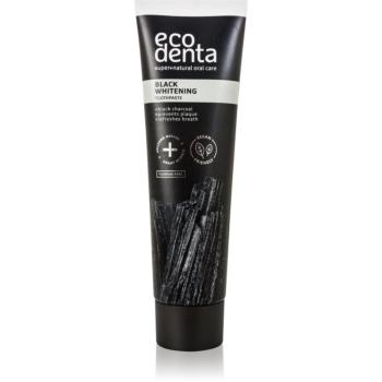 Ecodenta Expert Black Whitening čierna bieliaca zubná pasta bez fluóru 100 ml