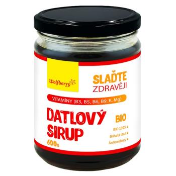 WOLFBERRY Datlový sirup BIO 600 g