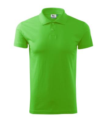 MALFINI Hladká pánska polokošeľa Single J. - Apple green | XL