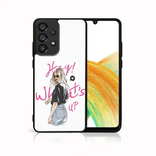 MY ART Ochranný kryt Samsung Galaxy A33 5G -WHATSUP (132)