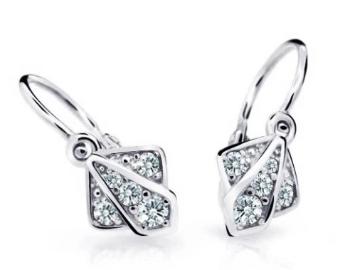 Cutie Diamonds Detské náušnice z bieleho zlata s diamantmi C2241-10-10-X-2-D