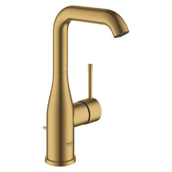 Vysoká umývadlová batéria GROHE Essence New s otočným ramienkom Brushed Cool Sunrise 32628GN1