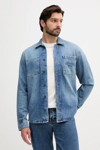 Rifľová košeľa Pepe Jeans regular, s klasickým golierom, PM309081
