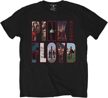 Pink Floyd Tričko Echoes Album Montage Unisex Black XL