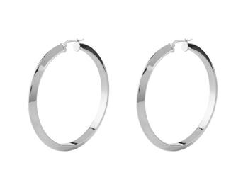 Guess Oceľové náušnice Hoops I Did It Again JUBE04193JWRHT/U