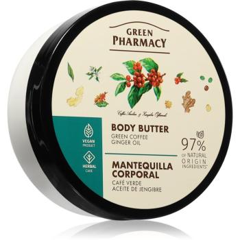 Green Pharmacy Green coffee & Ginger Oil Body butter bőrfeszesítő testvaj 200 ml