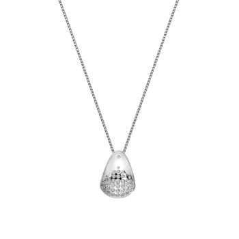 Hot Diamonds Luxusný strieborný náhrdelník s diamantom a topásami Spritz DP1082